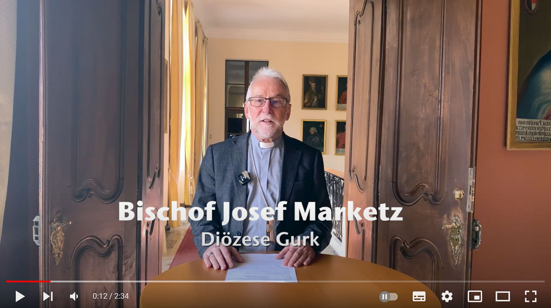 Referatsbischof Josef Marketz 